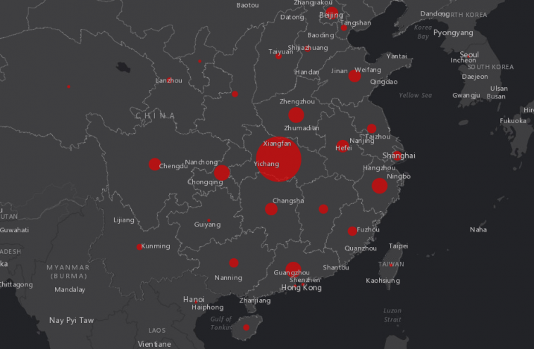 Udostępniono Mapę Która Pozwala śledzić Zarażenia I Liczbę Ofiar Koronawirusa W Czasie 9028