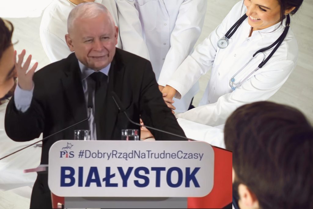 Kaczyński o zarobkach polskich medyków w Niemczech. „Będą wracać”