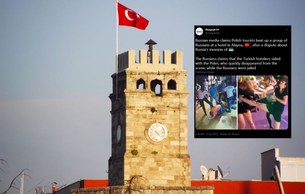 Rosyjskie media: Polacy pobili Rosjan w tureckim hotelu