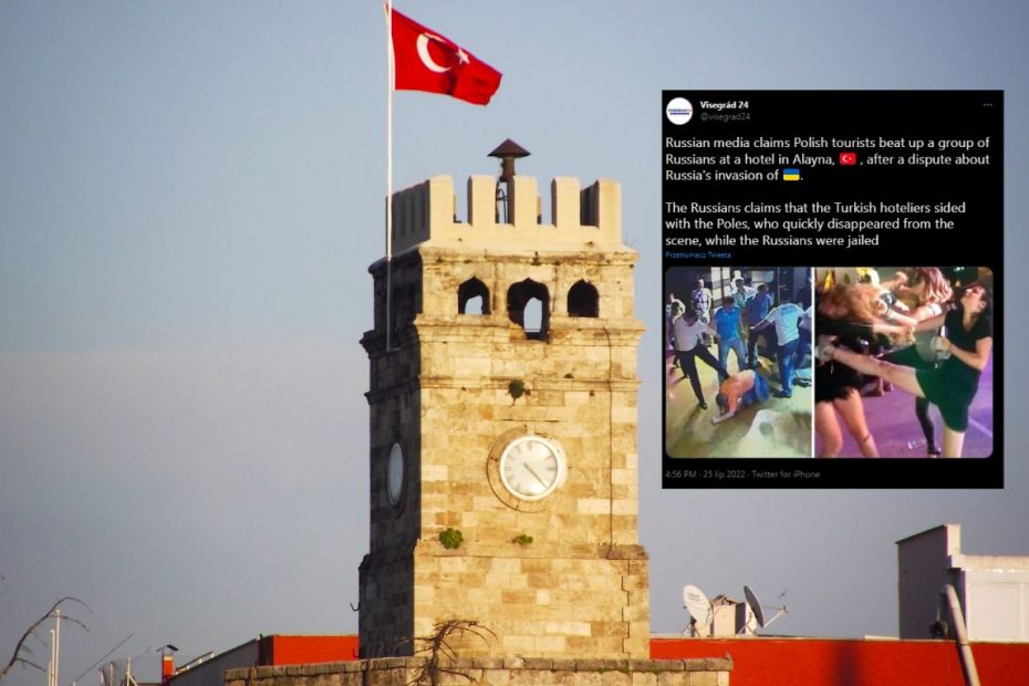 Rosyjskie media: Polacy pobili Rosjan w tureckim hotelu