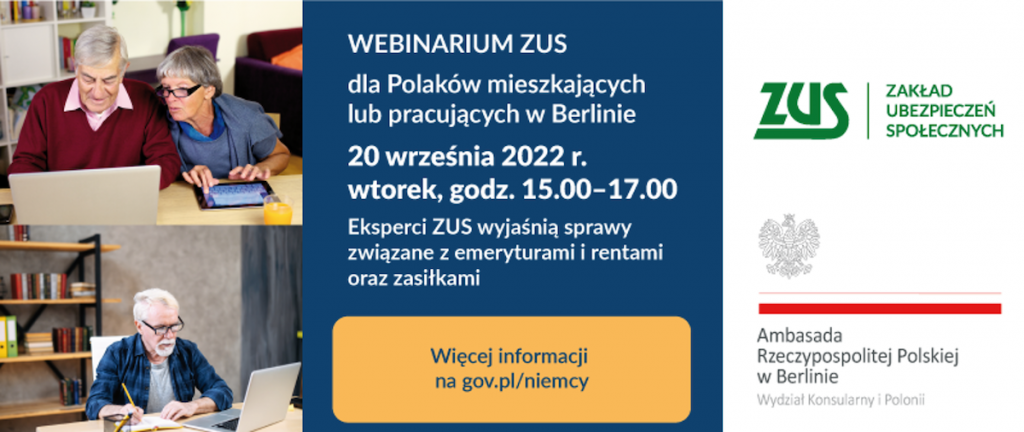 Spotkanie z ekspertami ZUS dla Polaków w Niemczech