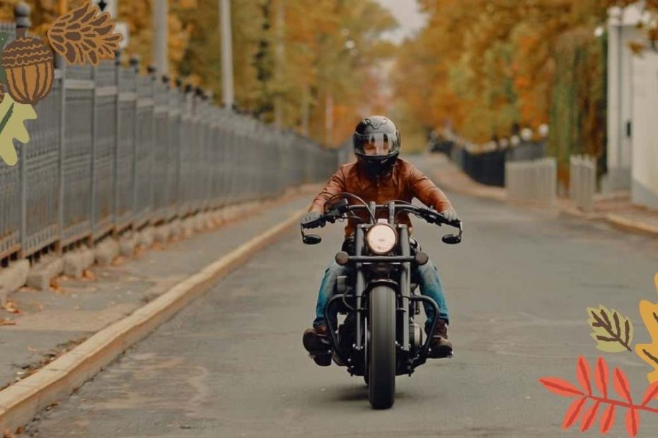 Jazda motocyklem jesienią