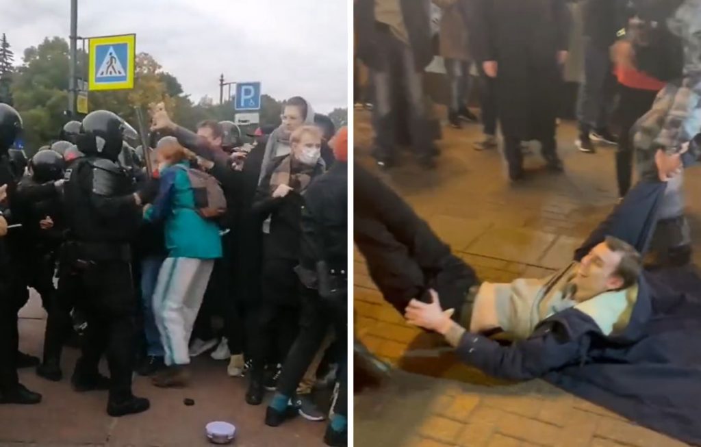 Rosjanie wyszli na ulice. Ponad 1300 aresztowanych po protestach przeciwko mobilizacji