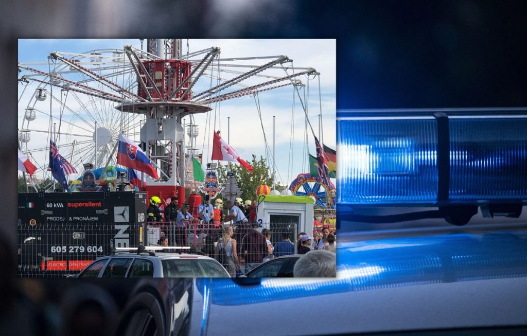 Wypadek karuzeli łańcuchowej w Czechach