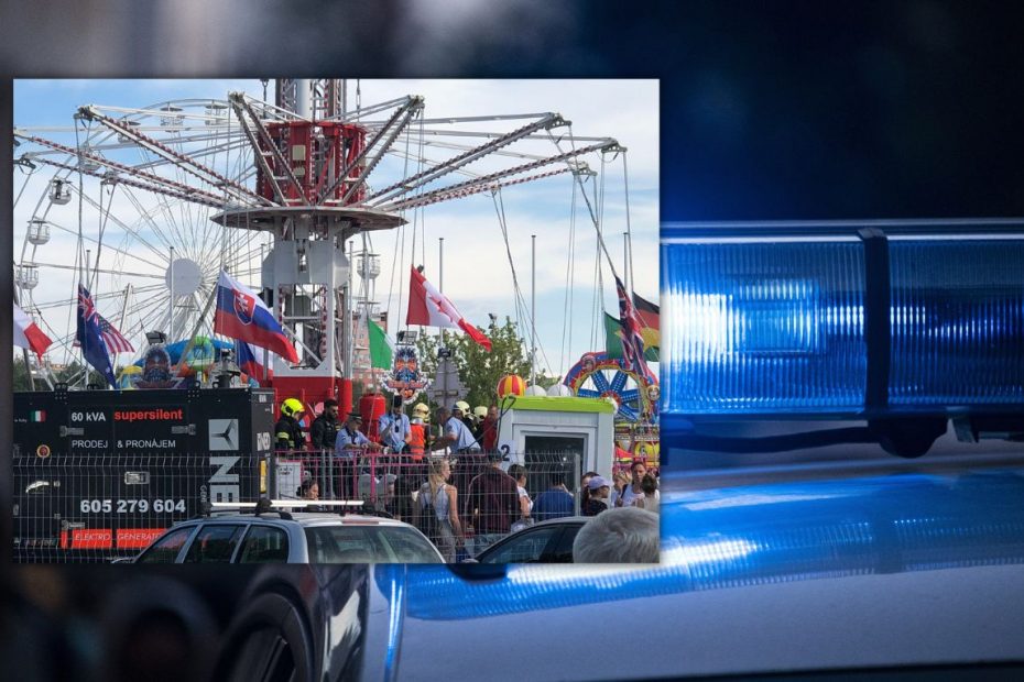 Wypadek karuzeli łańcuchowej w Czechach