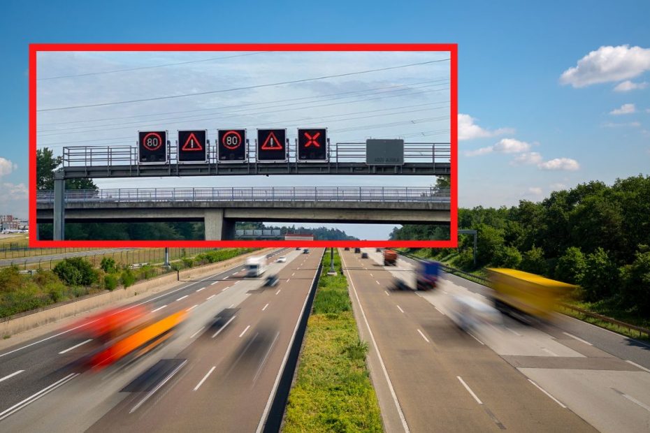 Czerwony znak „X” na autostradzie w Niemczech. Policja wyjaśnia jego znaczenie