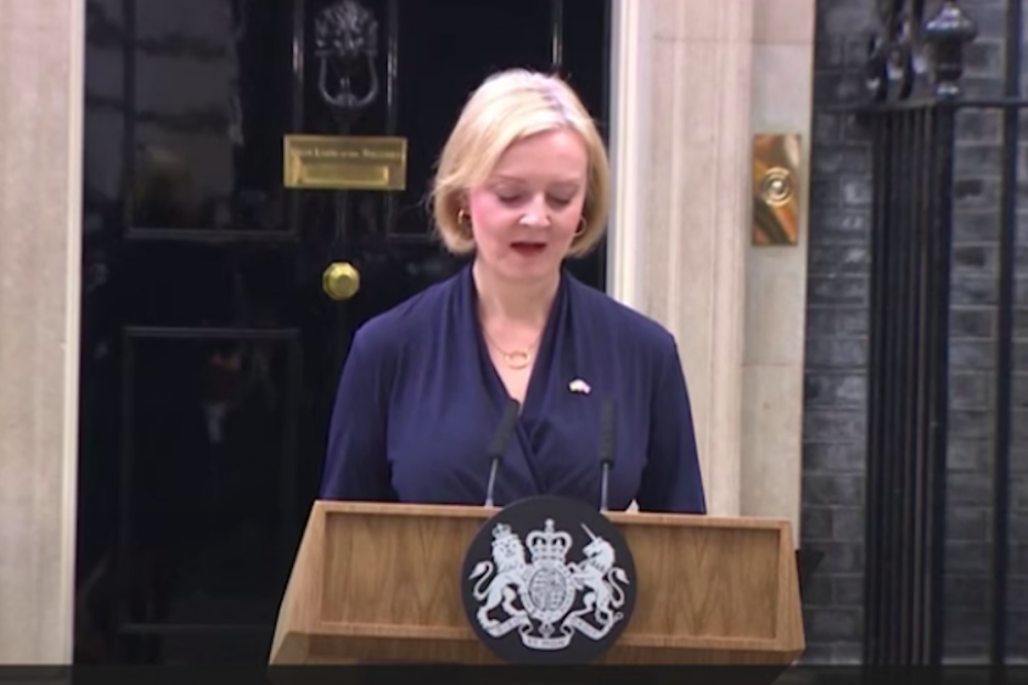 Liz Truss podała się do dymisji