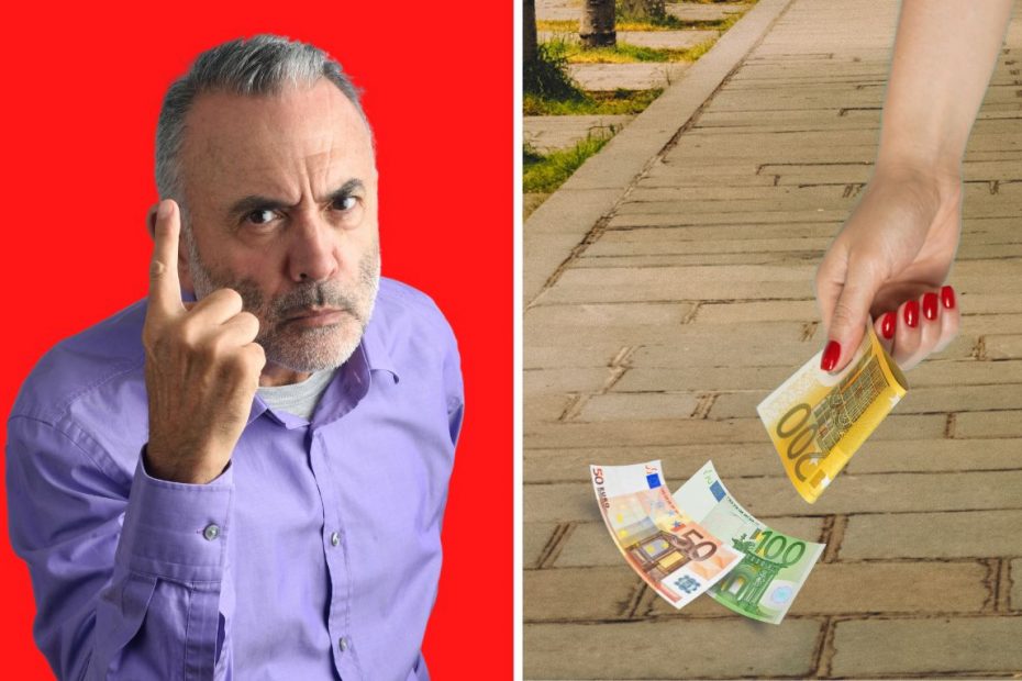 Pieniądze znalezione na ulicy w Niemczech
