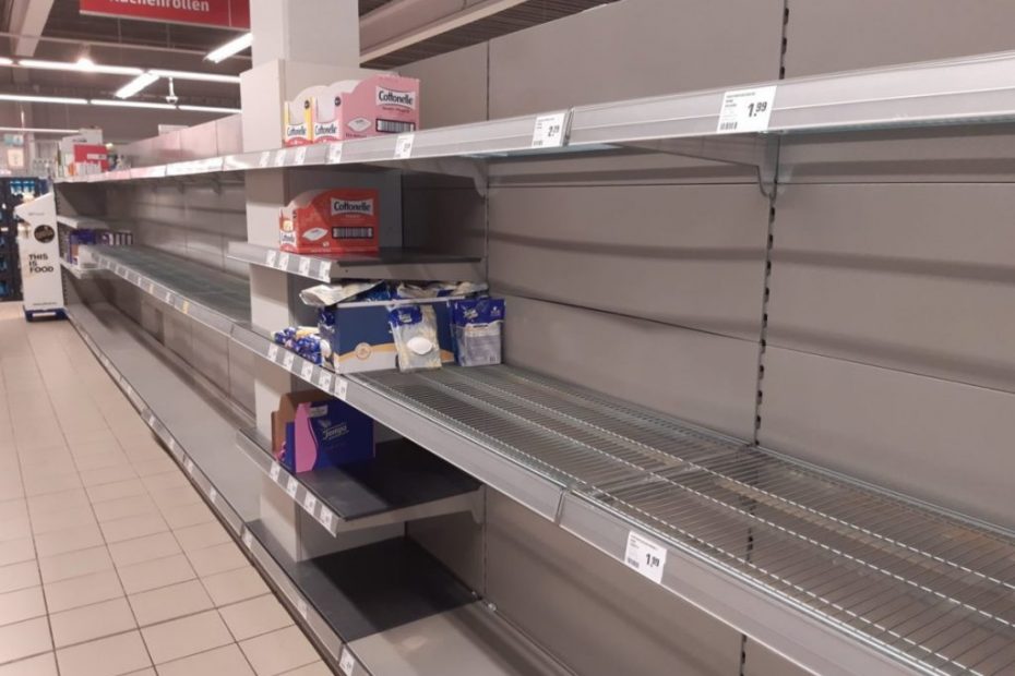 Kaufland ostrzega swoich klientów przed pustymi półkami.