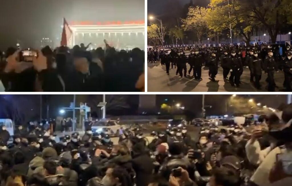 Protesty w Chinach. Ludzie chcą końca lockdownów