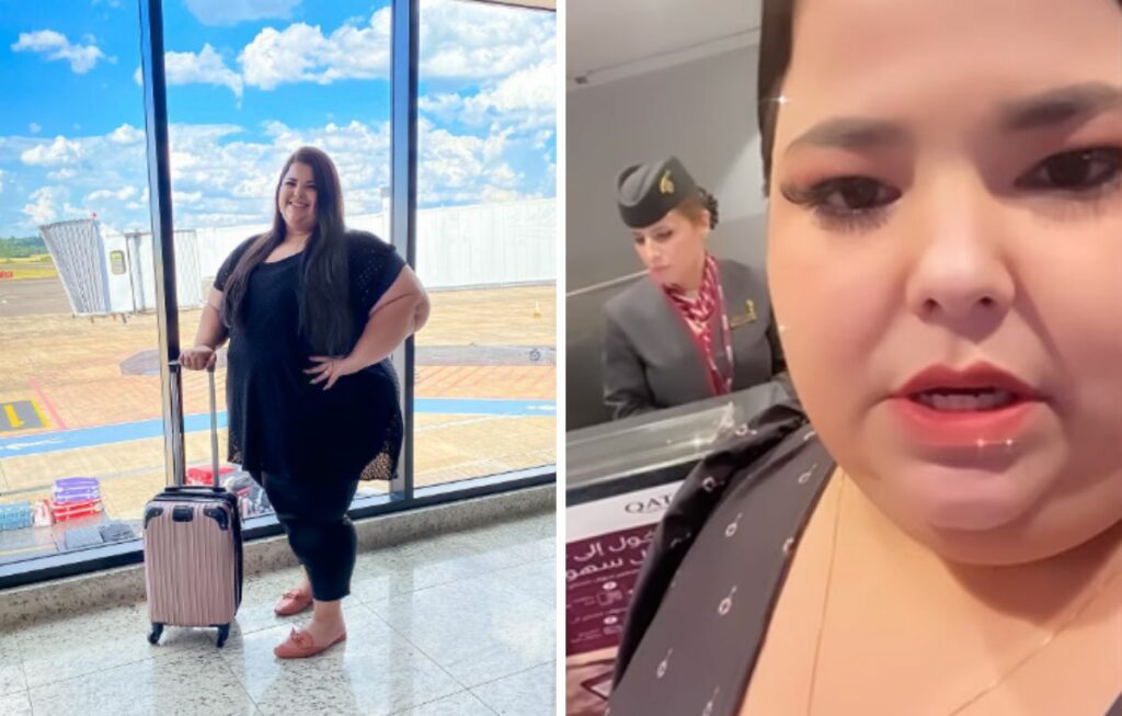 Influencerce odmówiono wejścia na pokład. Chodziło o jej wagę
