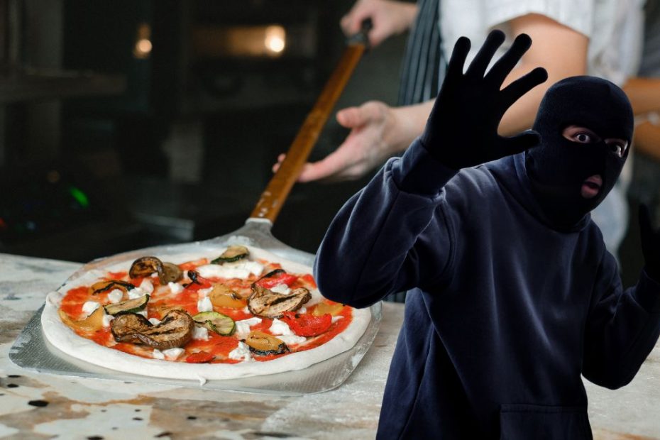 Nietypowy napad na pizzerię