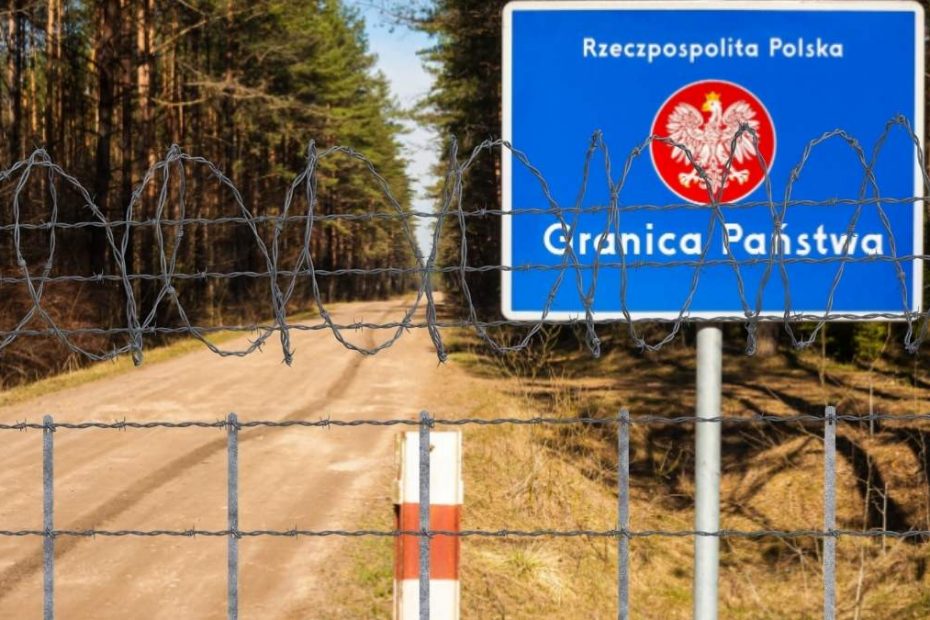 Mur na granicy polsko-rosyjskiej