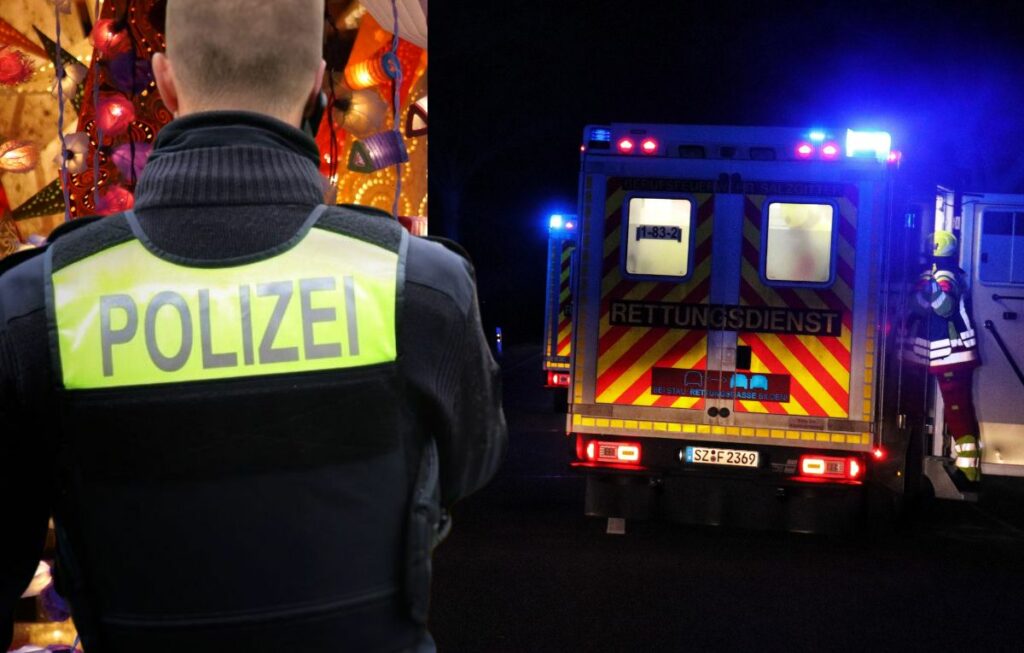 Policjant uratował życie mężczyźnie na jarmarku świątecznym w Dreźnie