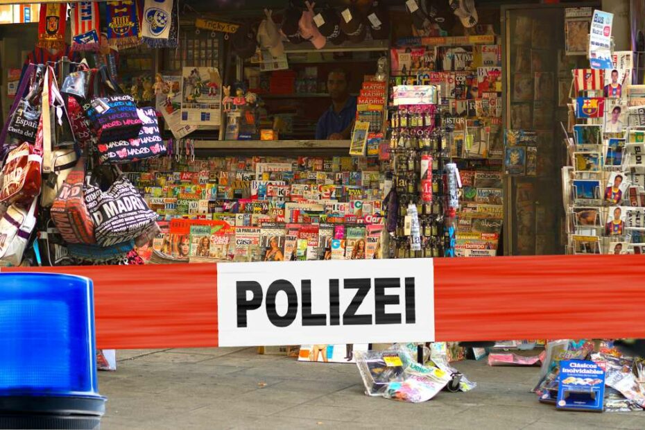 Nielegalny biznes w kiosku