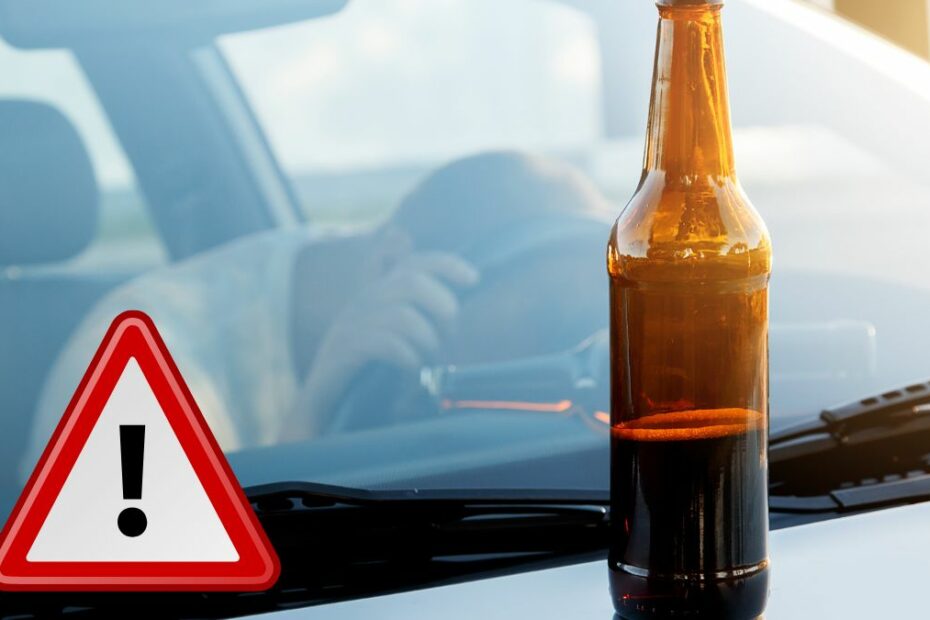 Pijany kierowca uciekał przed żoną i kochanką