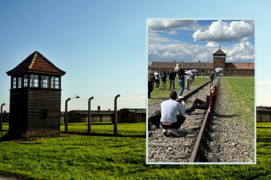 Zdjęcie z Auschwitz. Turyści wstrząsnęli internetem