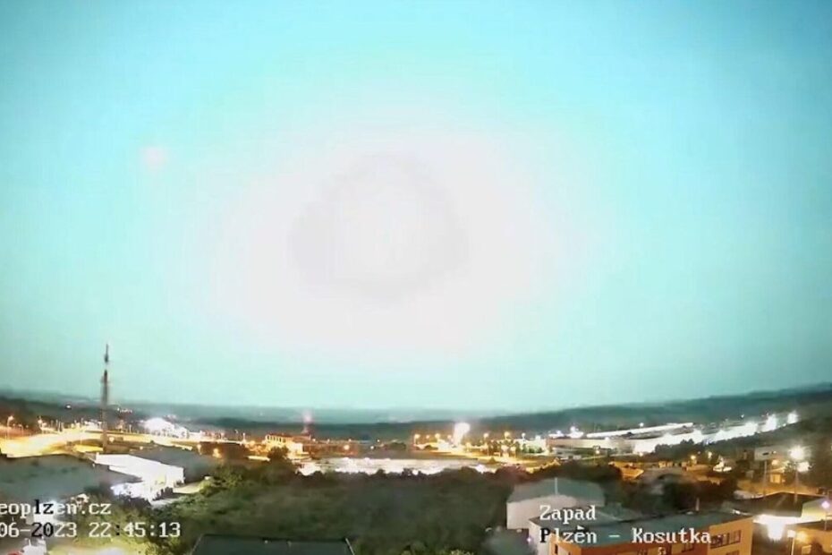 Ogromny meteoryt rozświetlił niebo nad Niemcam