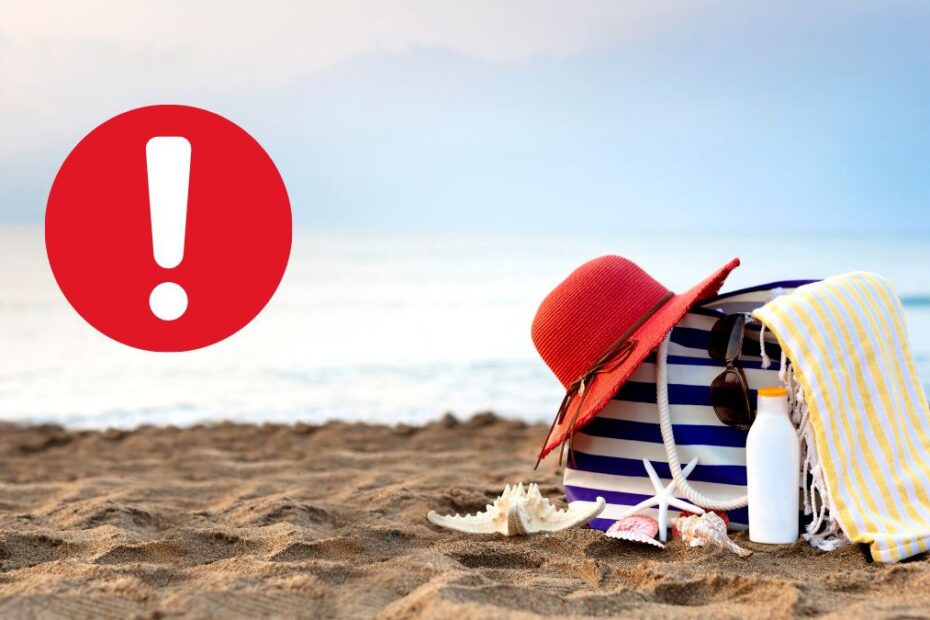 kryjówki na plaży dla cennych przedmiotów