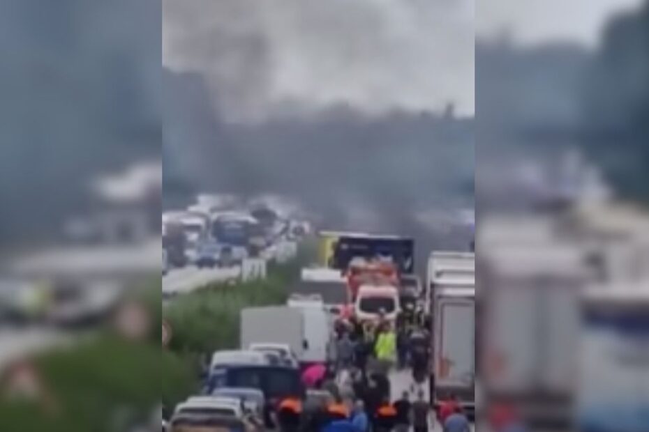 Niemcy wypadek a2 eksplozja, zginęli dwaj polscy kierowcy