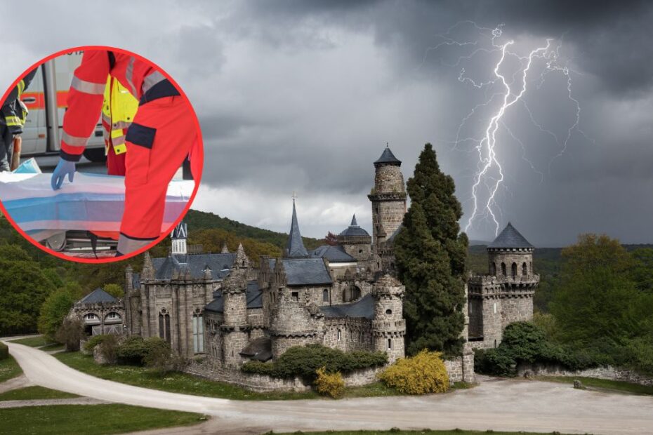 Wypadek w Bergpark Wilhelmshöhe
