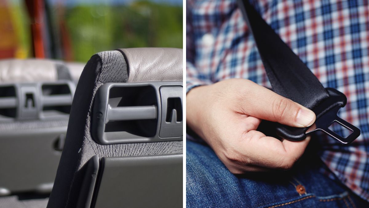 zapinanie pasów w autobusie