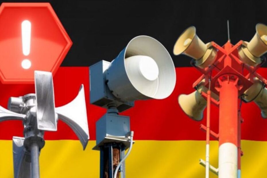 Najwyższy stopień ostrzegawczy w Niemczech – 13 marca zawyją syreny