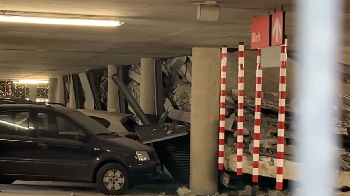 Zawalił się parking przy szpitalu w Holandii
