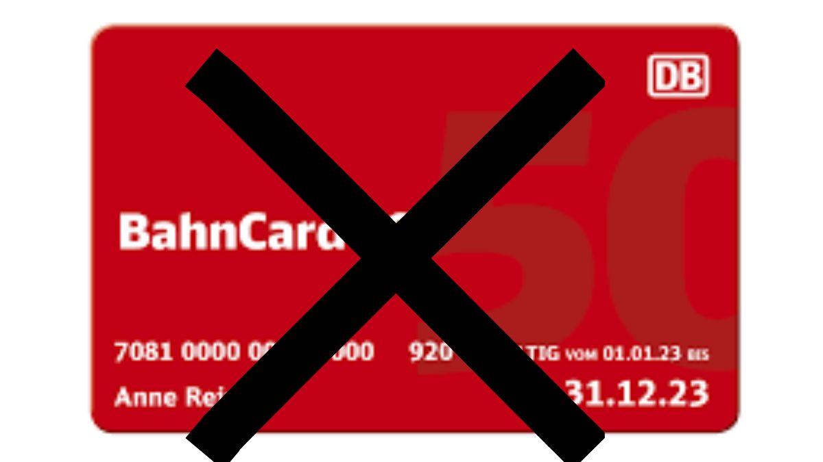 Bahncard 25 i 50 wyłącznie w formie cyfrowej