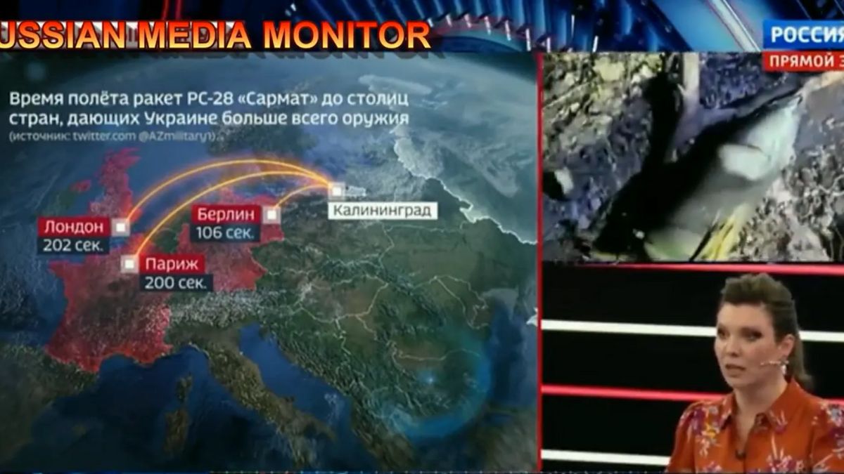 Rosyjska telewizja grozi atakiem na Europę