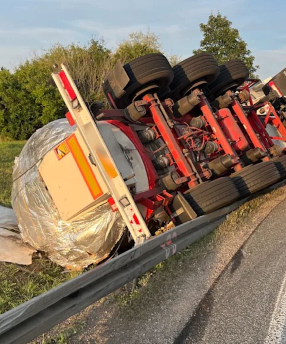Wypadek na autostradzie A71