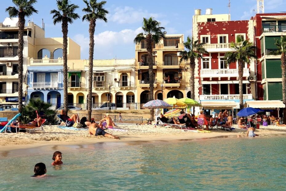 piękne plaże na Malcie