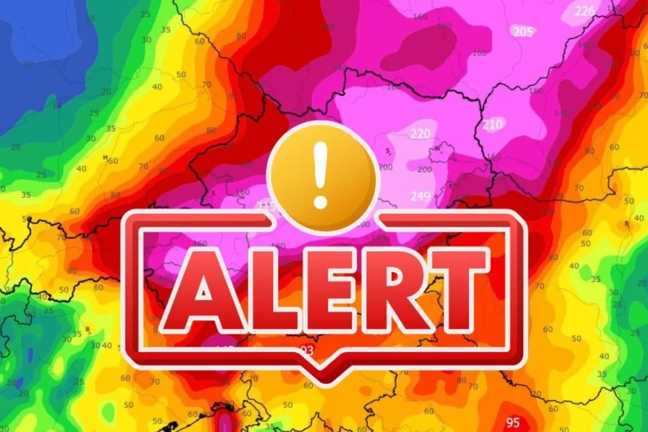 Niebezpieczna pogoda w Niemczech 26 czerwca 2025