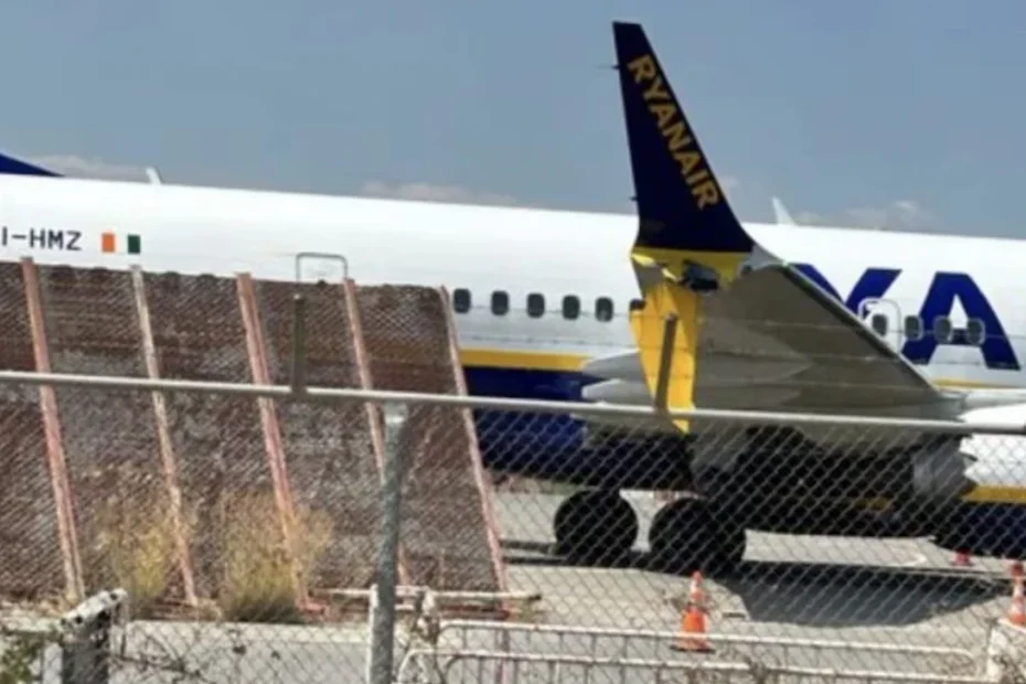 Samolot Ryanair rozbił się podczas lądowania