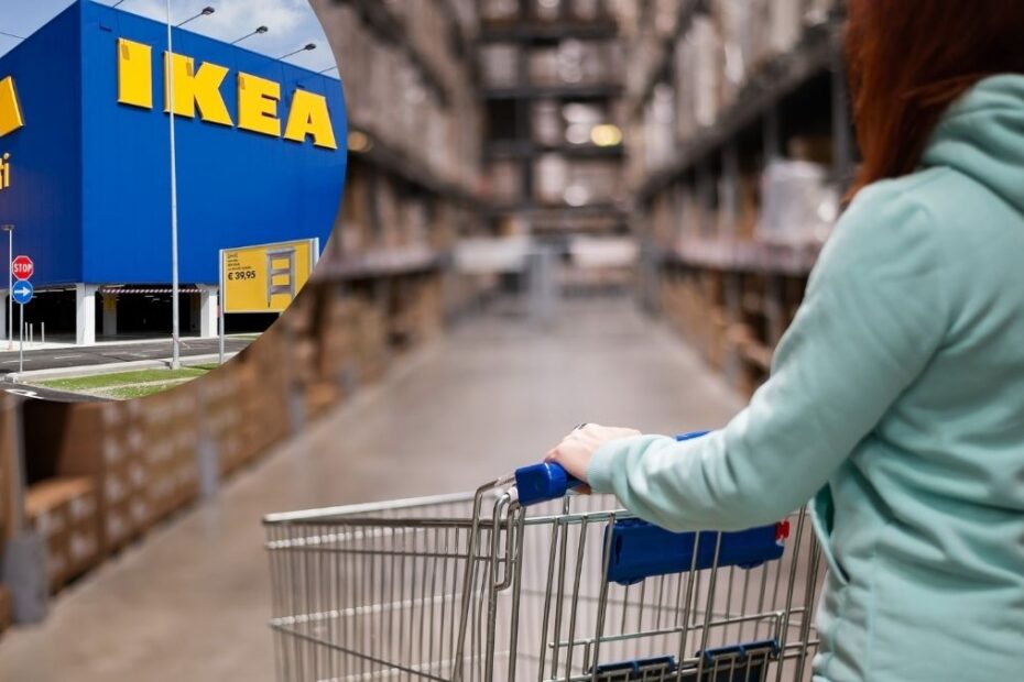 IKEA wprowadza nową funkcję przy kasach kobieta na zakupach
