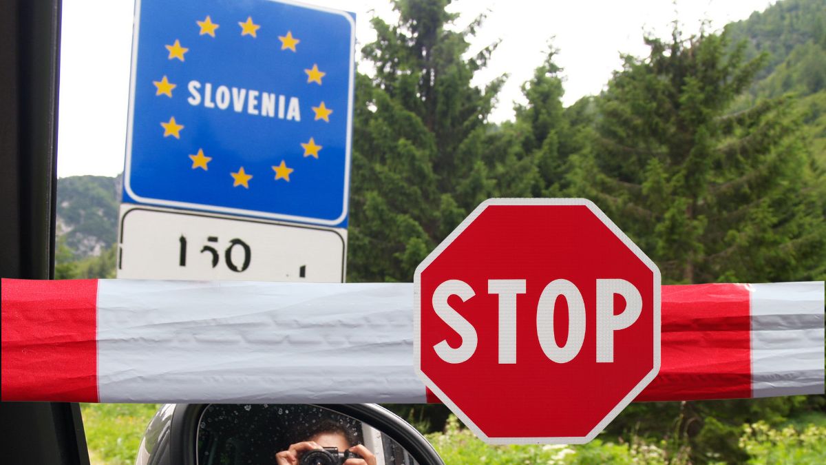 Słowenia zawiesiła układ z Schengen. Nadzwyczajne środki na granicach Foto: granica Słowenii