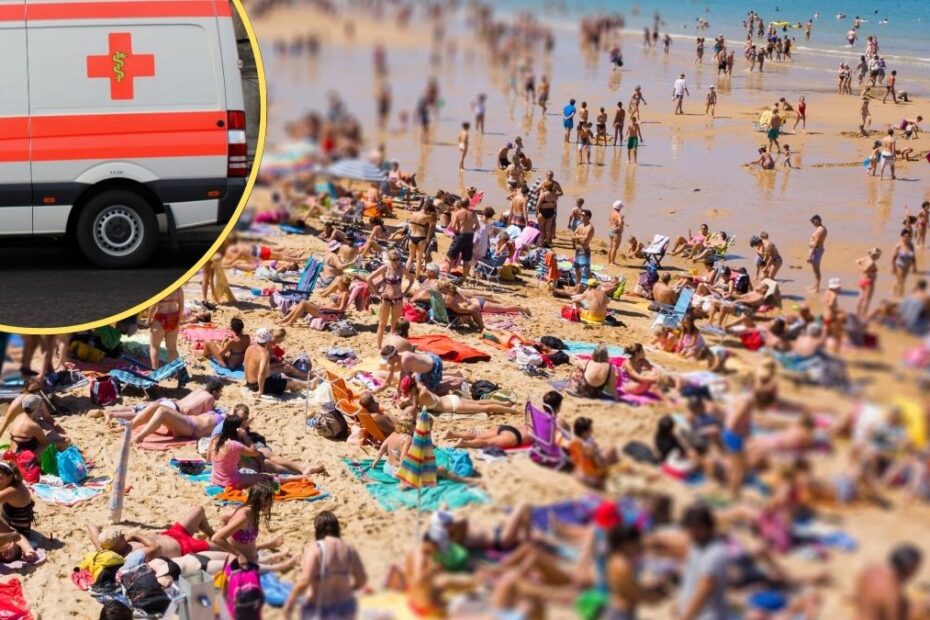 Fala zachorowań na wirusowe zapalenie wątroby typu A. Na zdjęciu plaża pełna ludzi