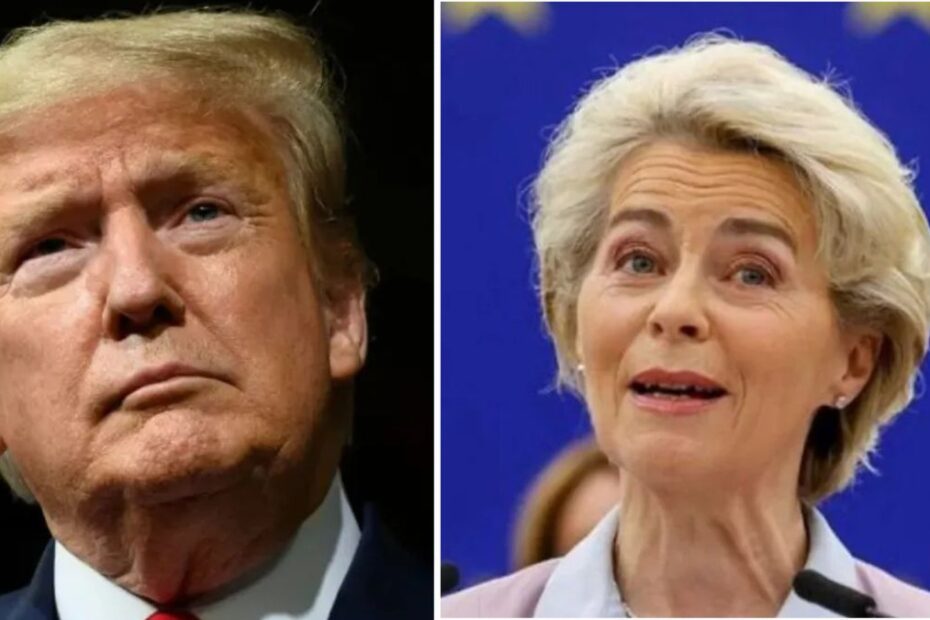 Spotkanie Trumpa z von der Leyen