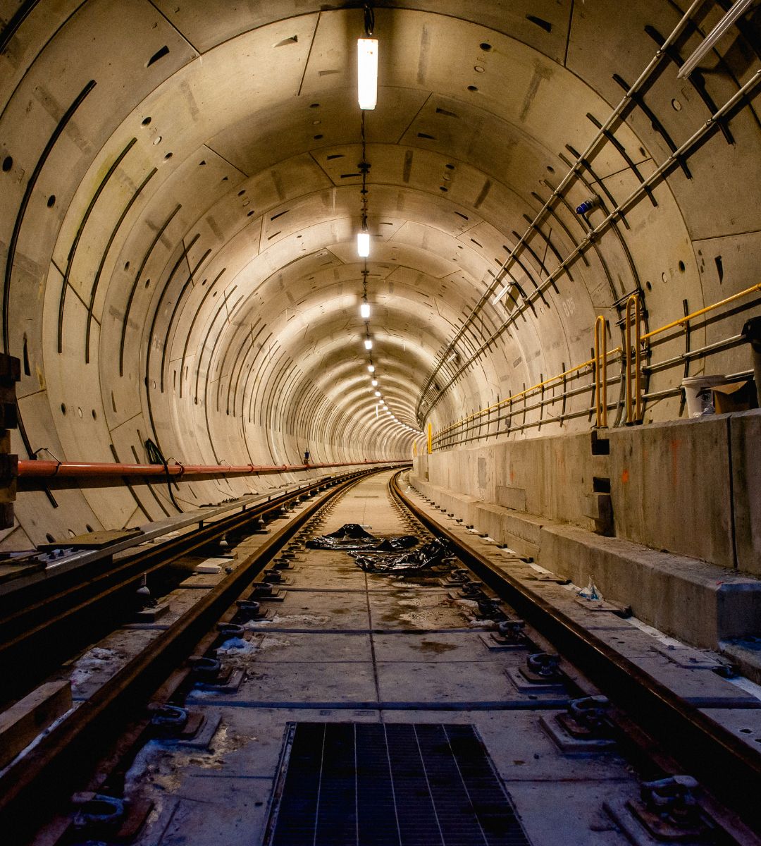 Tunele jako schrony Foto: tunel metra