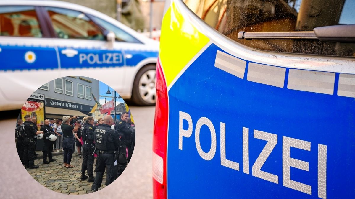 Pokojowy marsz w Kolonii są ranni. zdjęcie policja 