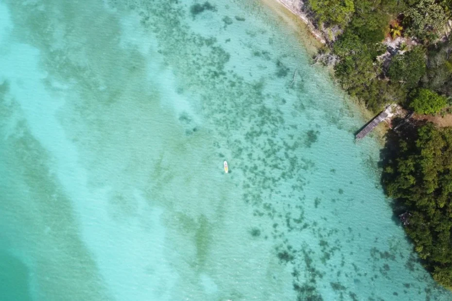 10 najpiękniejszych jezior w Niemczech: jezioro z lotu ptaka