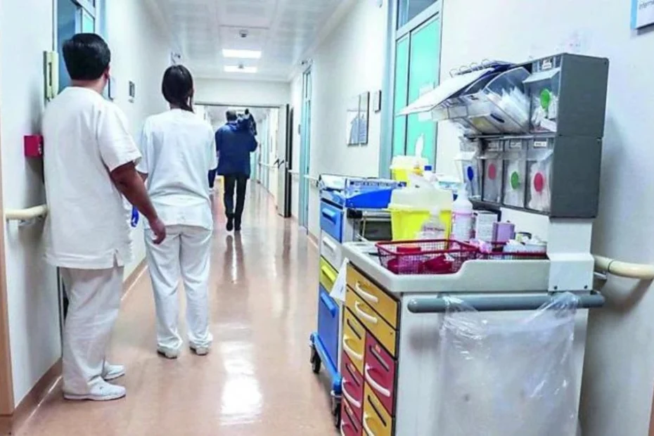 ponad stu pacjentów zmarło po podaniu skażonego leku Foto: korytarz szpitalny