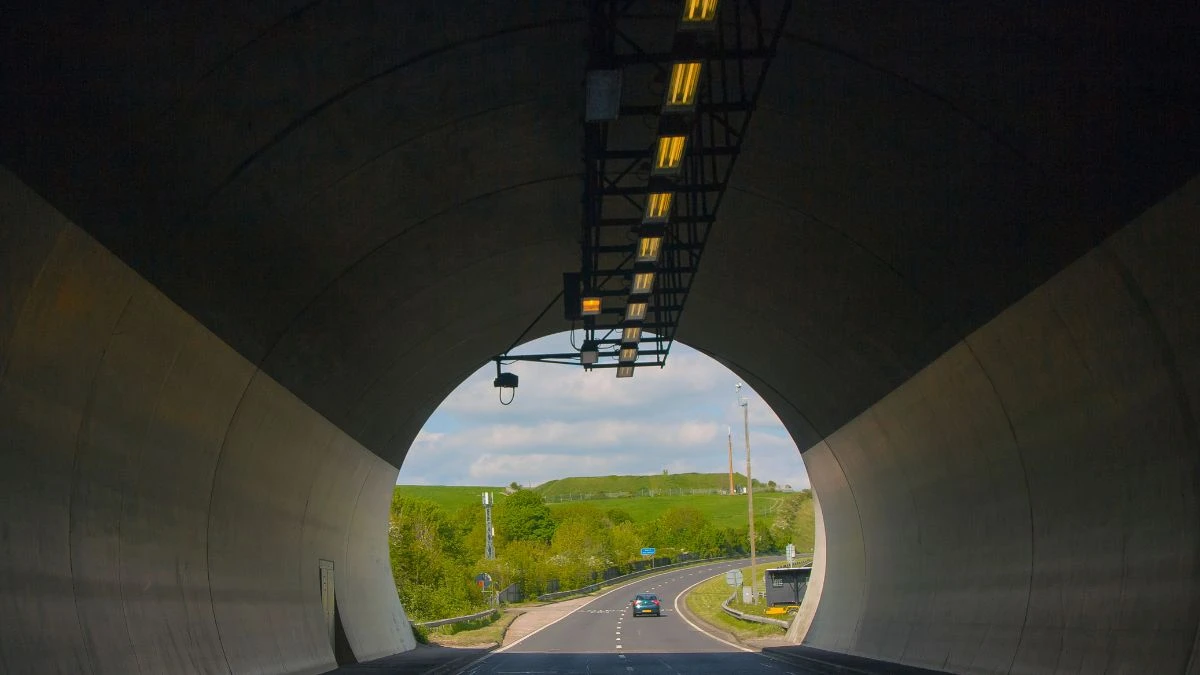 Imponujący tunel pod Odrą Foto: tunel drogowy