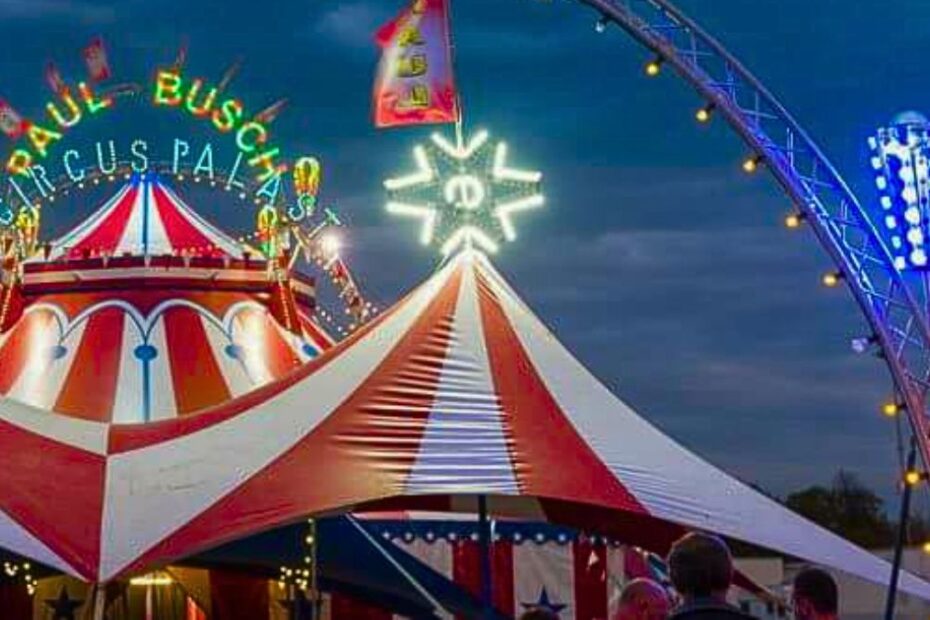 Wypadek w cyrku w Budziszynie. zdjęcie cyrk