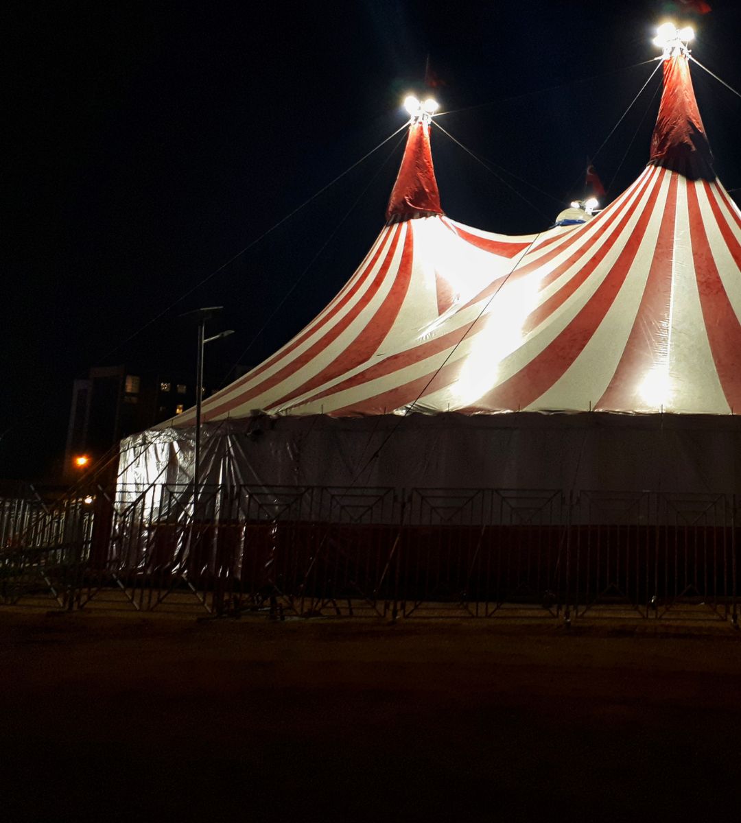 Wypadek w cyrku w Budziszynie. zdjęcie cyrk