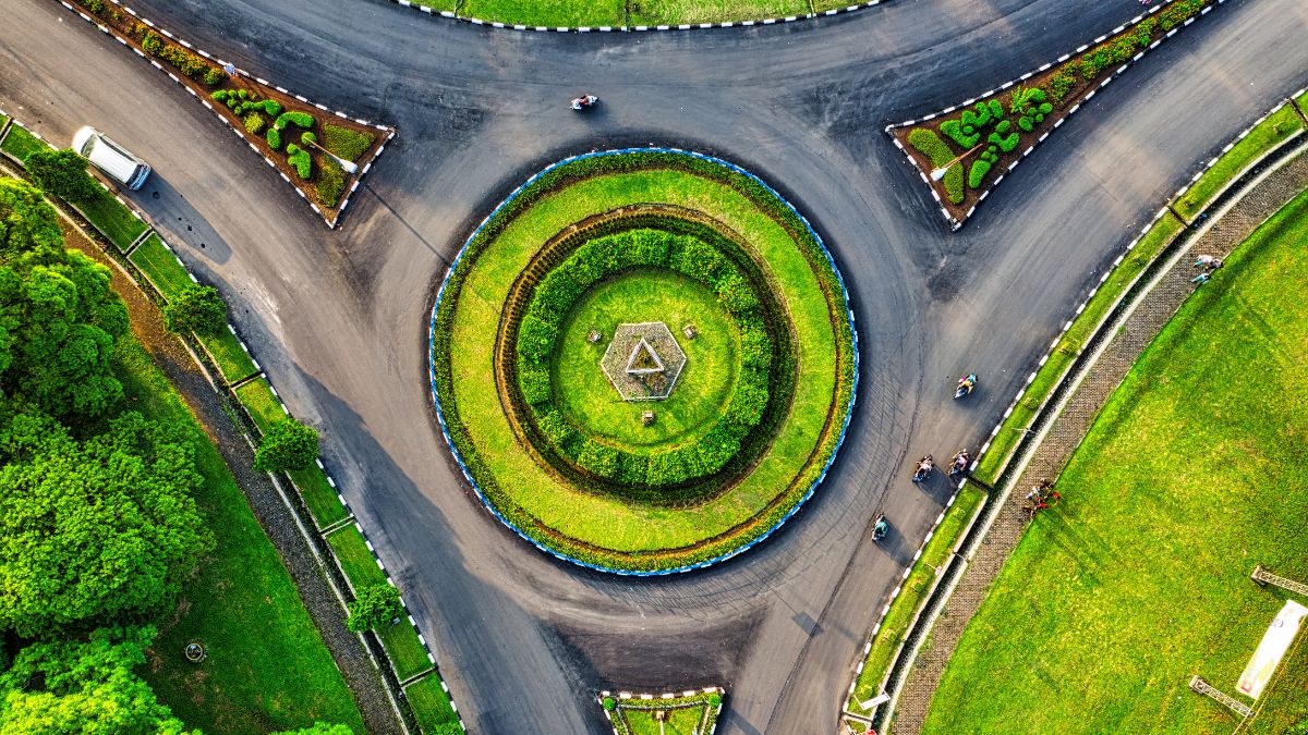największe rondo w Polsce Foto: rondo