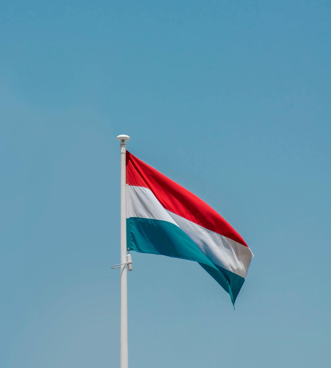 Luxemburg to najlepszy kraj do życia według OECD Foto: Flaga Luksemburga