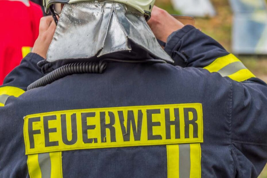 Pożar kampera na A3 w Niemczech