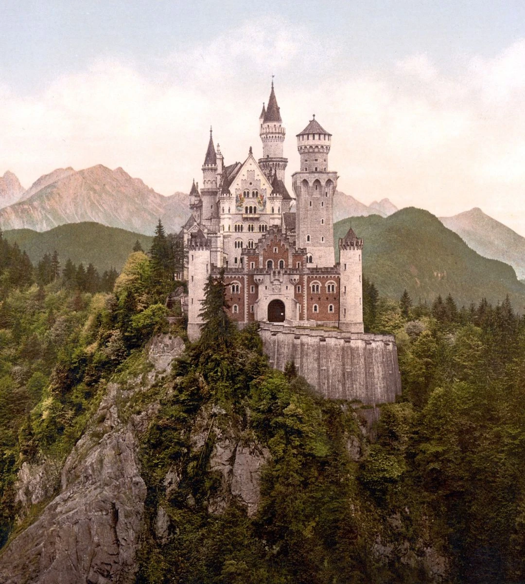 10 bajkowych miasteczek w Niemczech Foto: Widok na Zamek Neuschwanstein