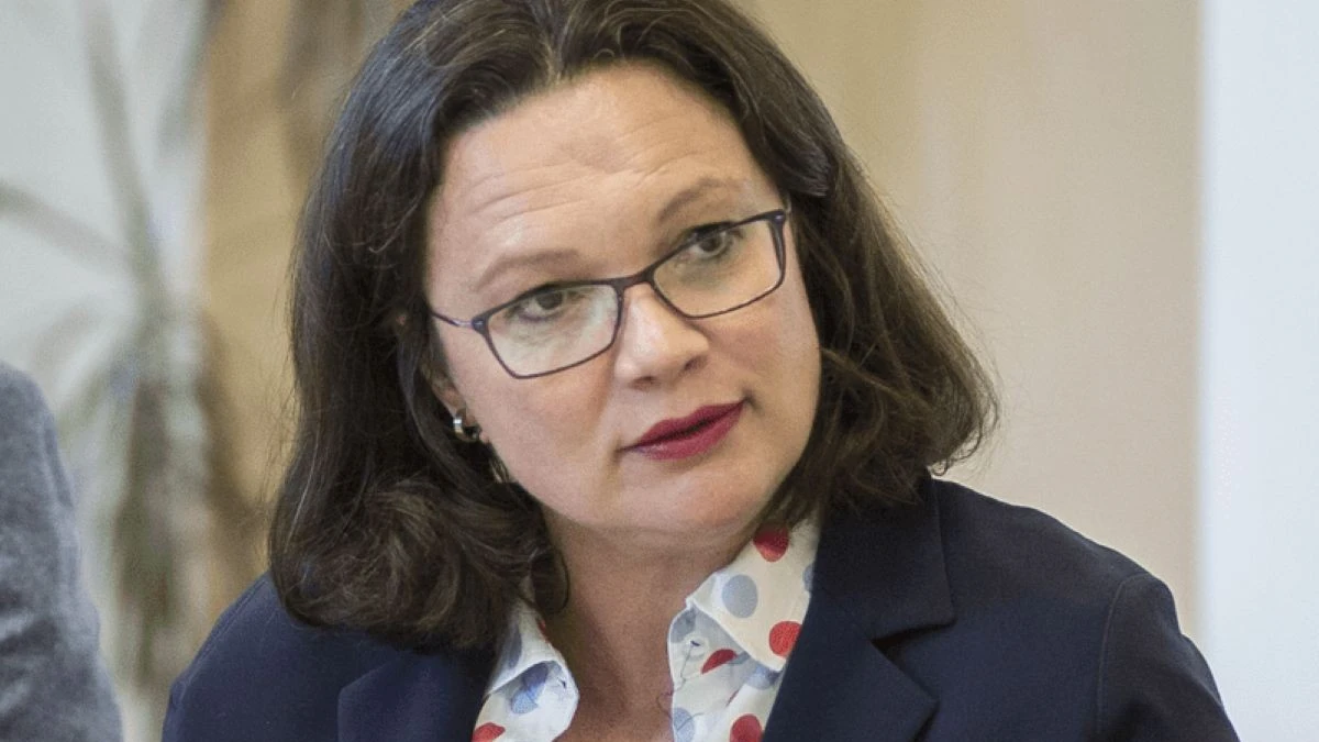 Kryzys na rynku pracy w Niemczech Fot. Andrea Nahles, szefowa Federalnej Agencji Pracy w Niemczech